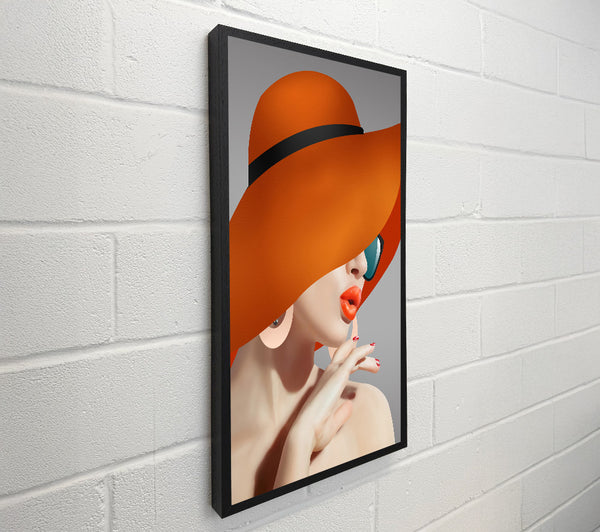 Lady In Orange Hat