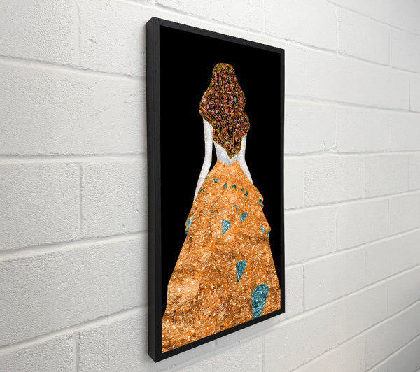 Lady With Orange Dress