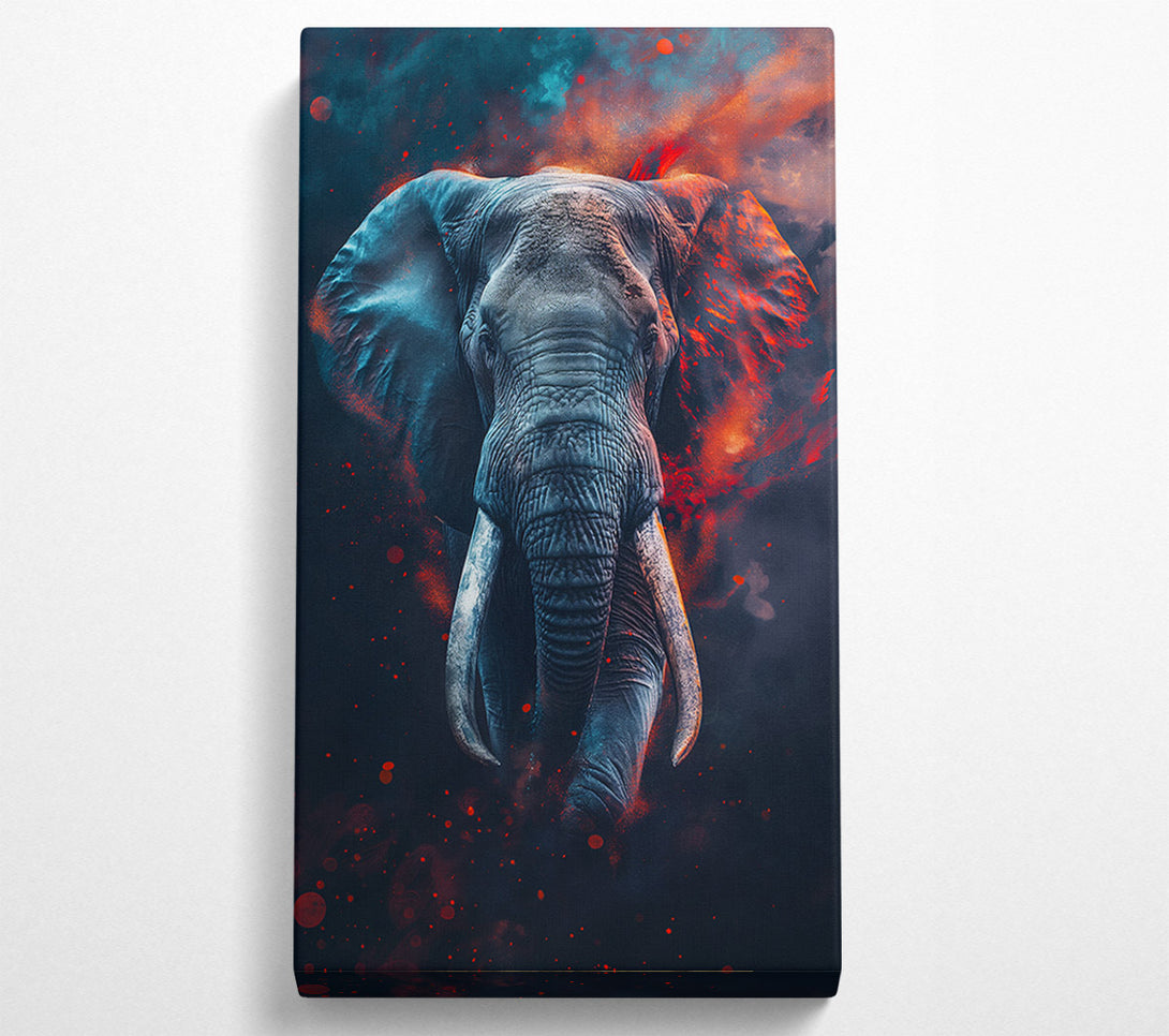  A Canvas Print of Lava Elephant Canvas Art