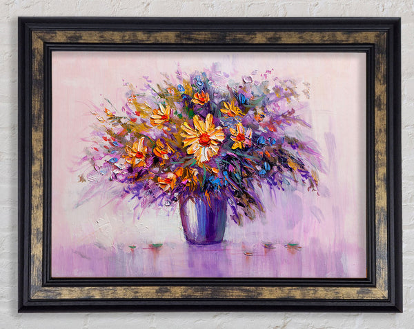 Lavender Flowers Framed Print