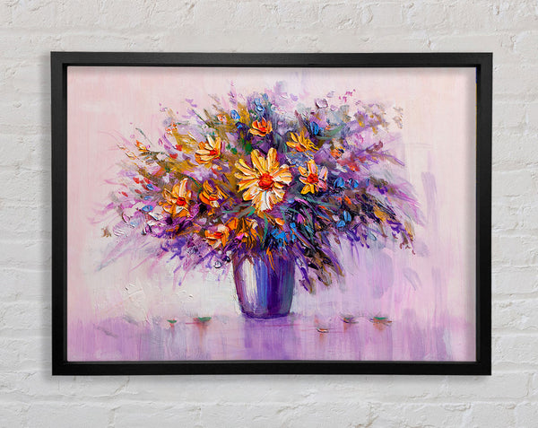 Lavender Flowers Framed Print