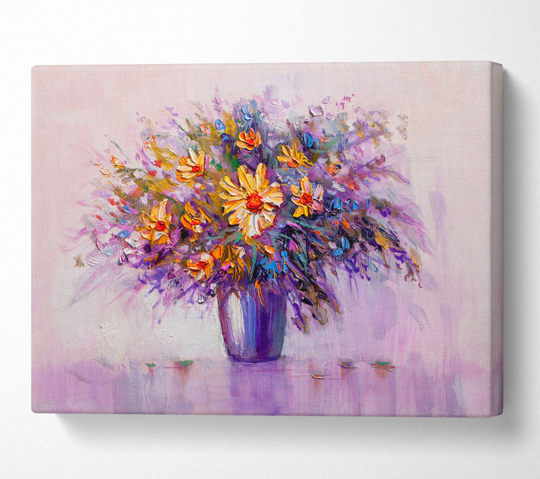  A Canvas Print of Lavender Flowers Canvas Print