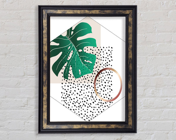 Leaf Spots Framed Print