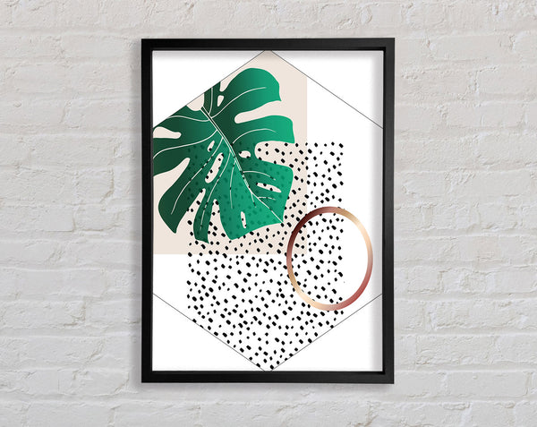 Leaf Spots Framed Print