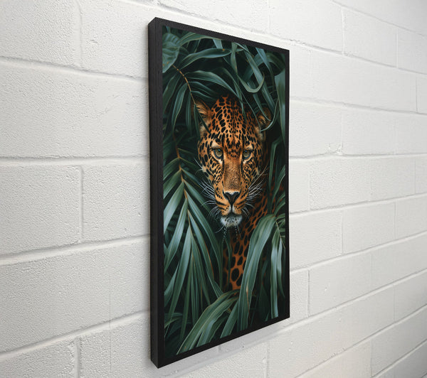 Leopard In The Leaves