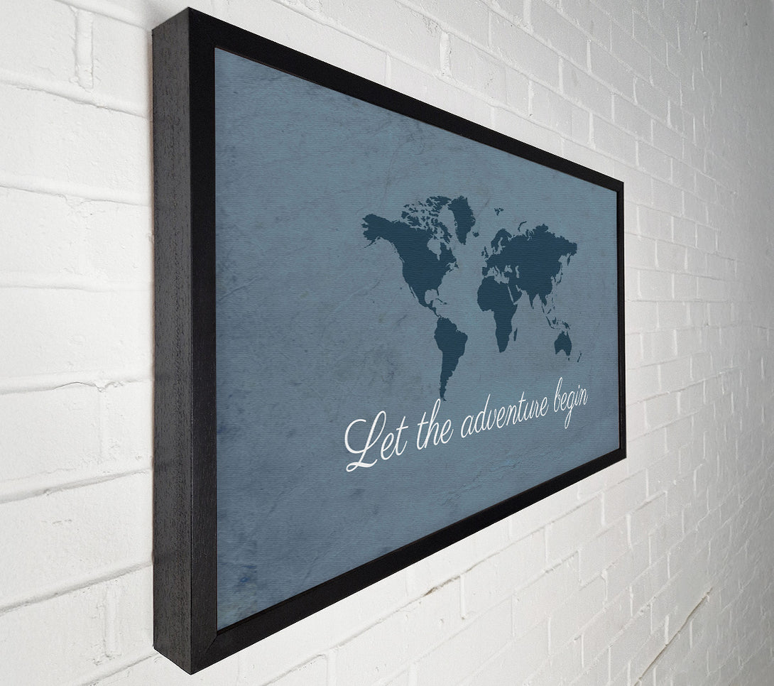  A Canvas Print of Let The Adventure Begin Canvas Wall Art