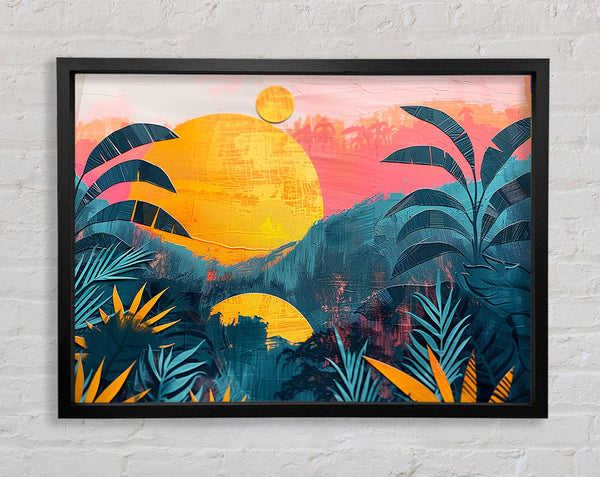 Levels Of Sun Framed Print