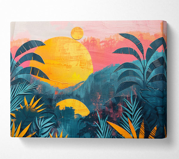  A Canvas Print of Levels Of Sun Canvas Wall Art