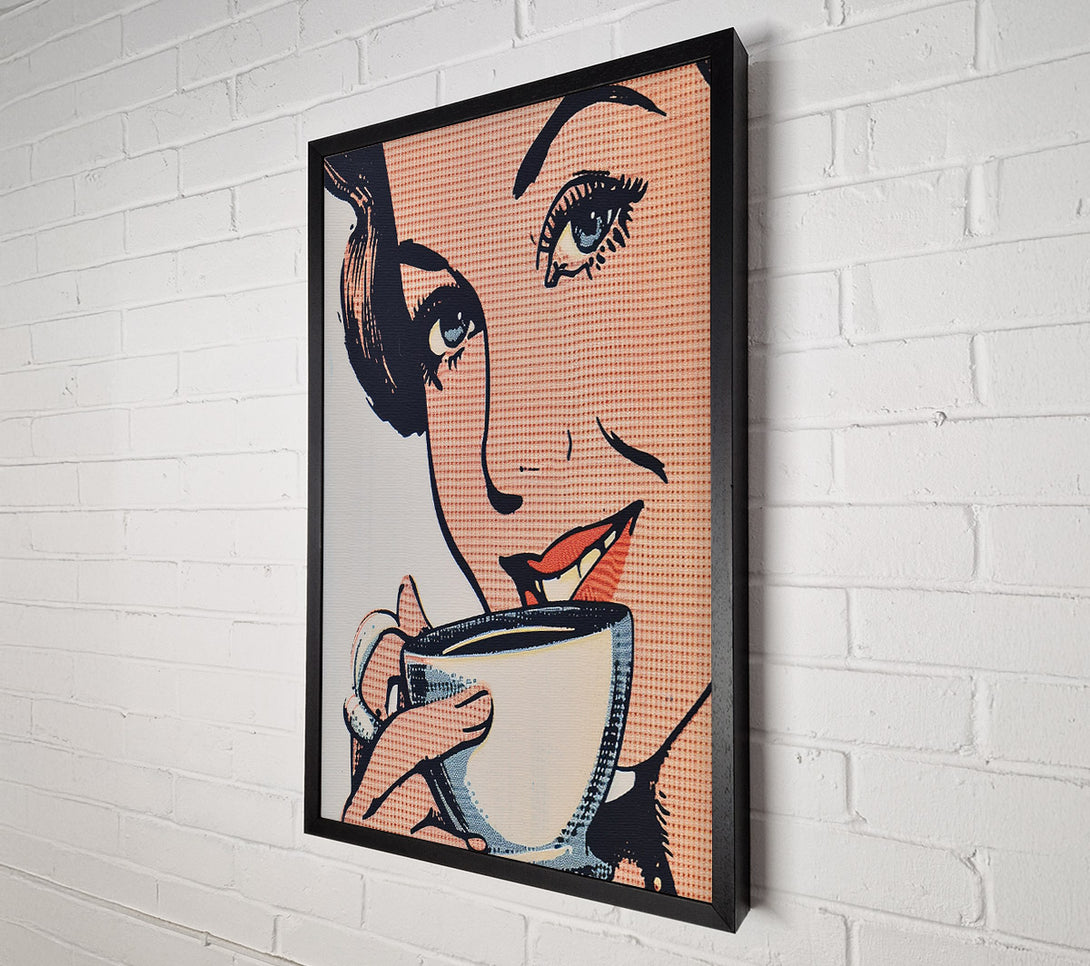  A Canvas Print of Lichenstien Coffee Canvas Art