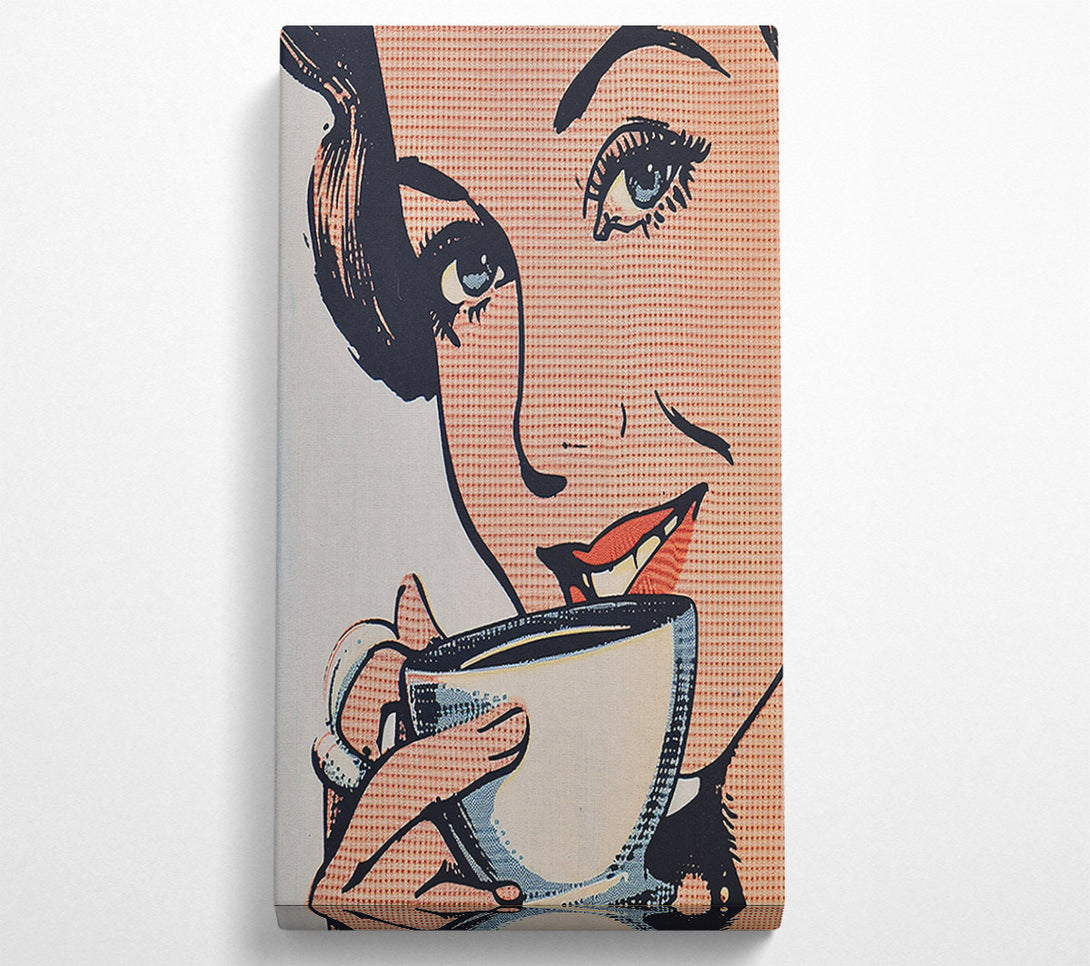  A Canvas Print of Lichenstien Coffee Canvas Art