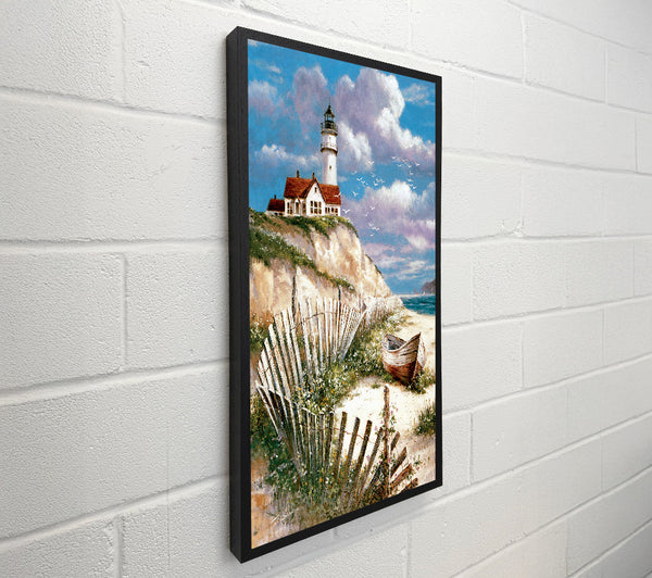 Lighthouse On Cliff