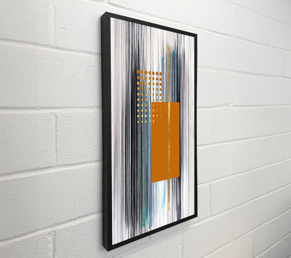 Lines Abstract With Orange