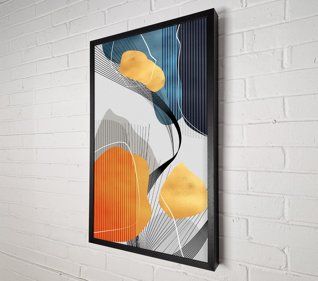  A Canvas Print of Lines And Colours Canvas Wall Art