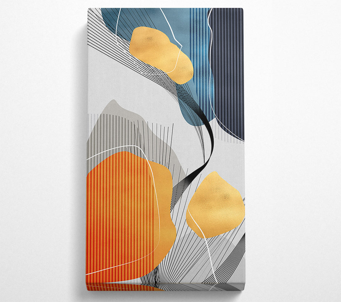  A Canvas Print of Lines And Colours Canvas Wall Art