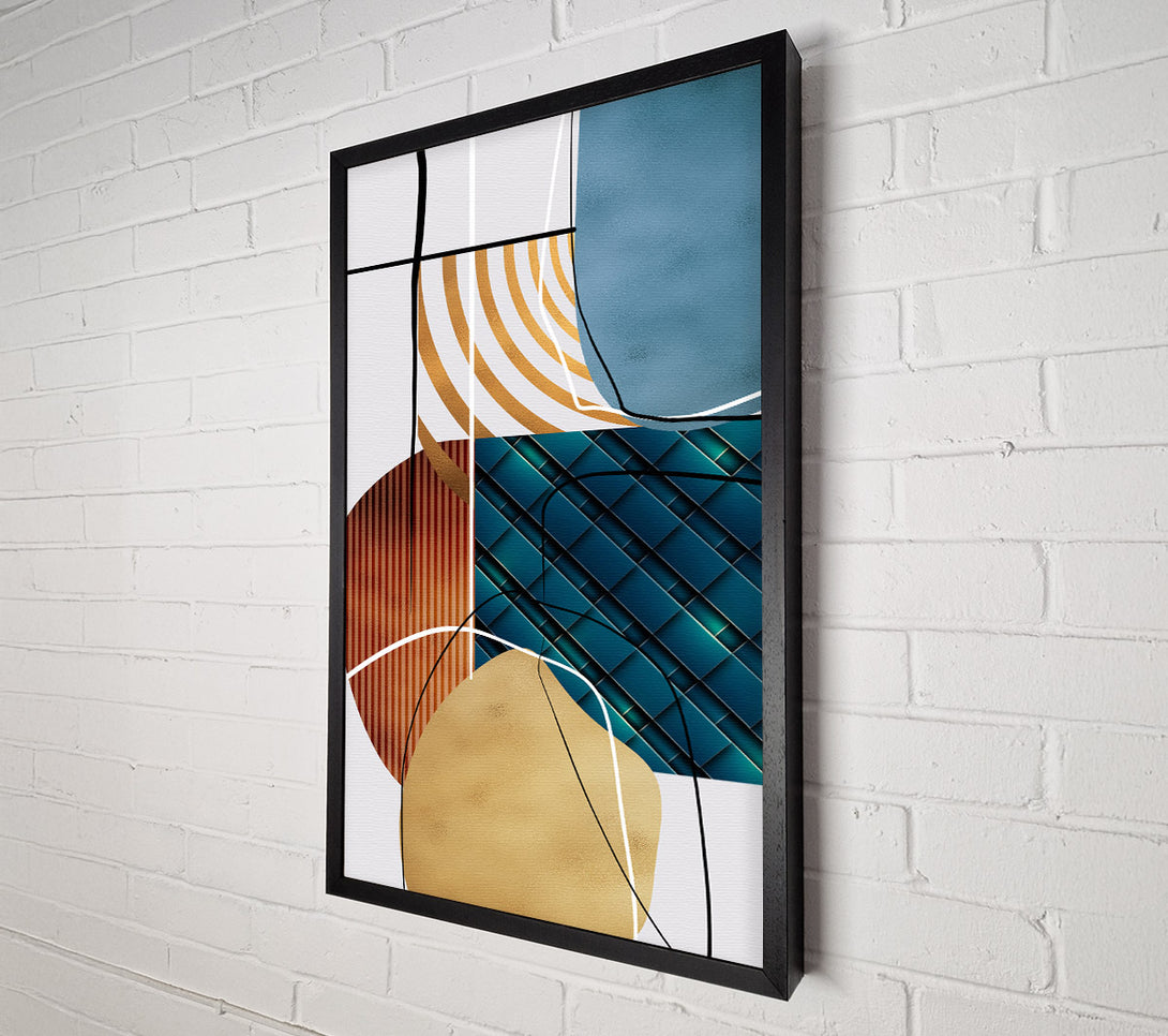  A Canvas Print of Lines And Shapes Canvas Print