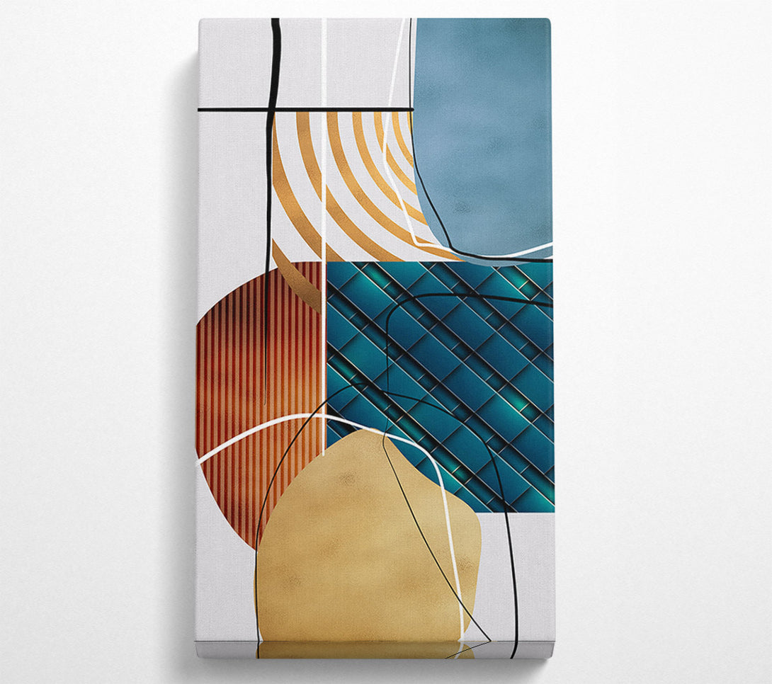  A Canvas Print of Lines And Shapes Canvas Print