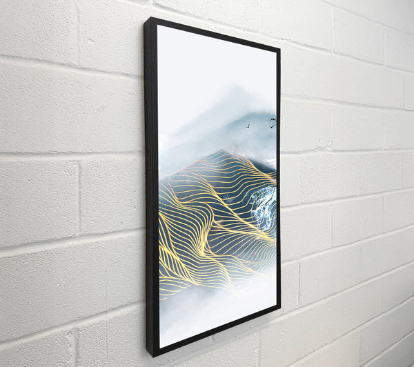 Lines Of Gold Mountin
