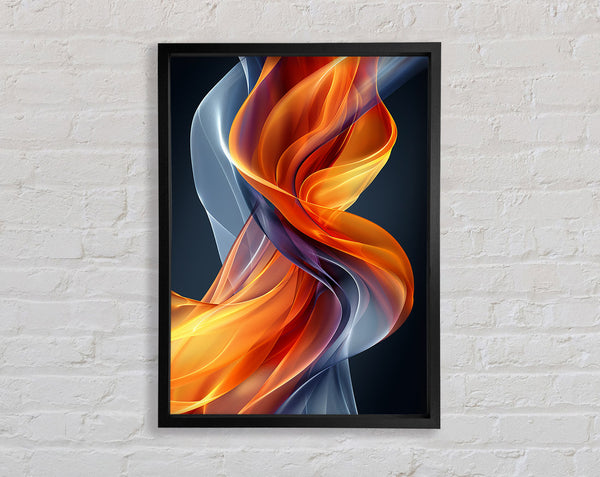 Liquid Flow Framed Print