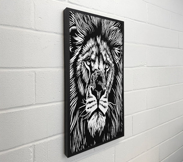 Lithograph Chunky Lion