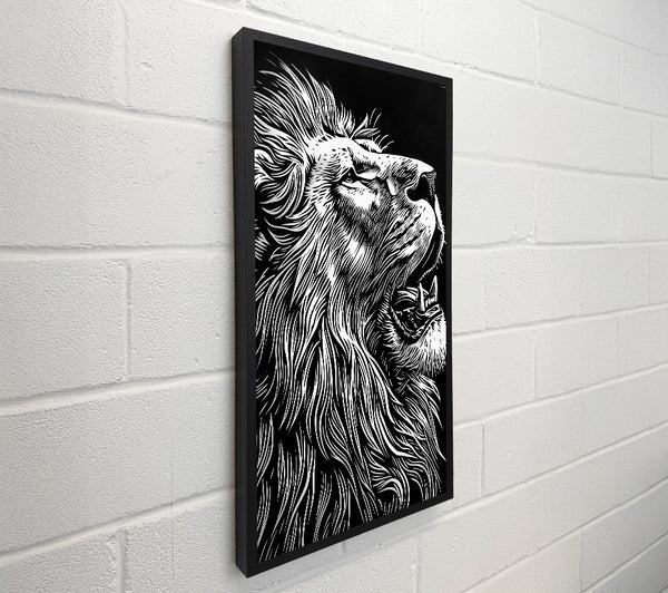 Lithograph Lion Art