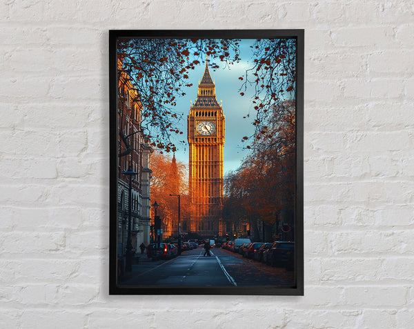 London City Street Framed Print