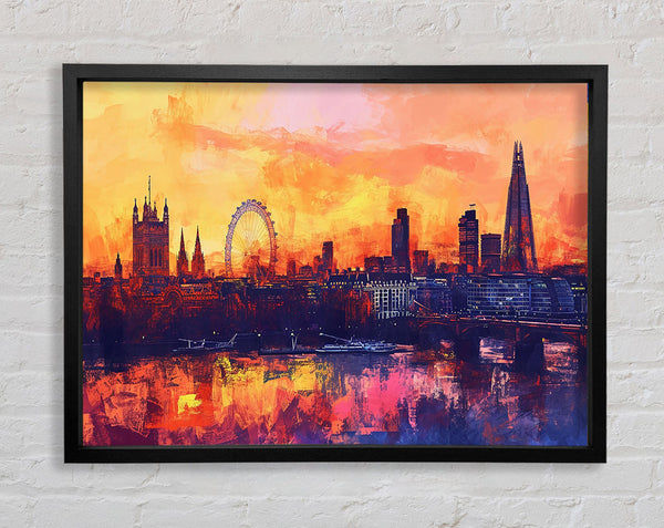 London Skyline Framed Print