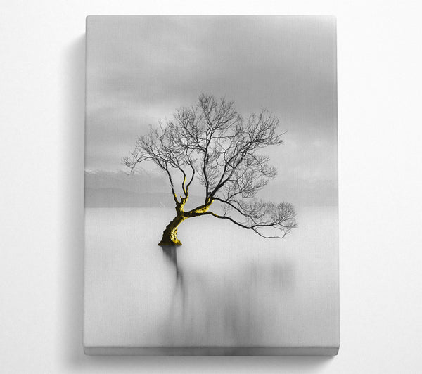  A Canvas Print of Lone Tree Lake Canvas Art