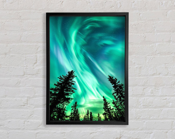 Looking Up To Northern Skies Framed Print
