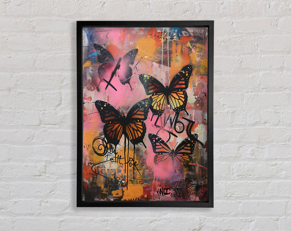Louis Butterflies Framed Print