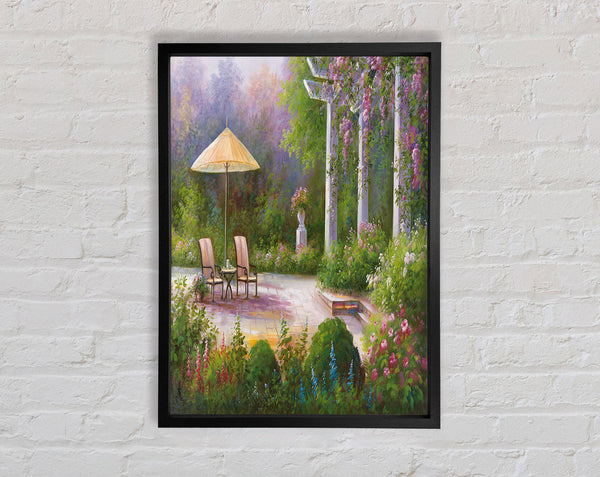 Lunch Outside Framed Print