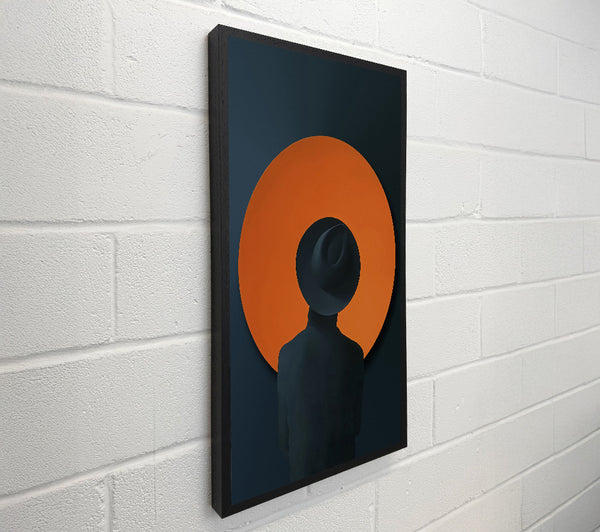 Man In Suit  Orange Circle
