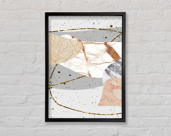 Marble Pattern Framed Print