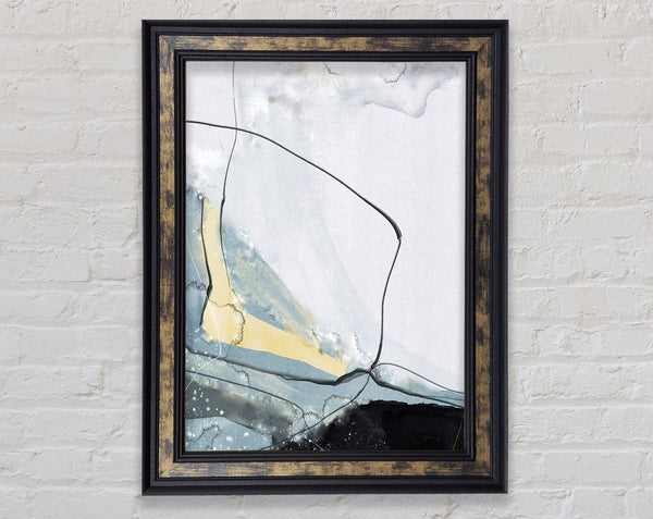 Marble Slick Framed Print