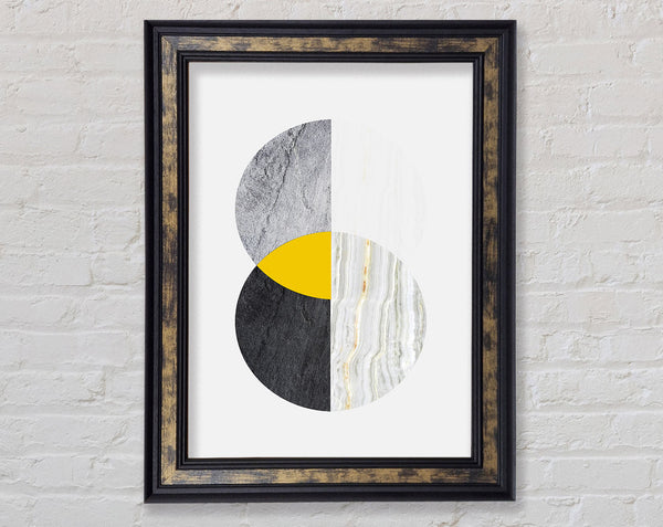 Marble Spheres Framed Print