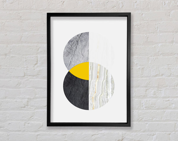 Marble Spheres Framed Print