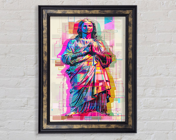 Mary Statue Framed Print
