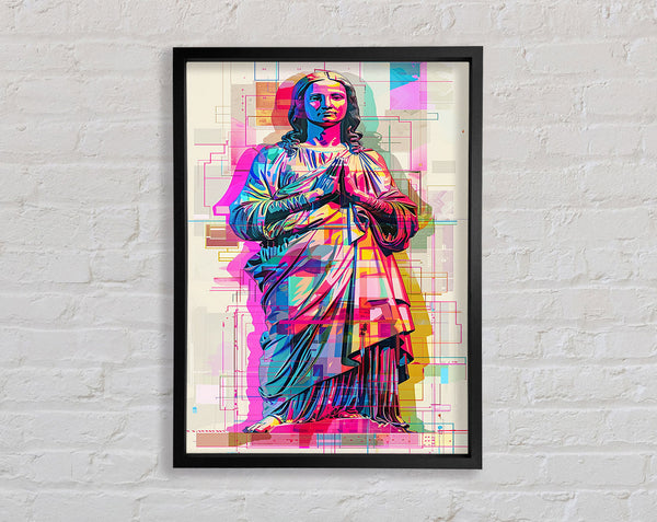 Mary Statue Framed Print