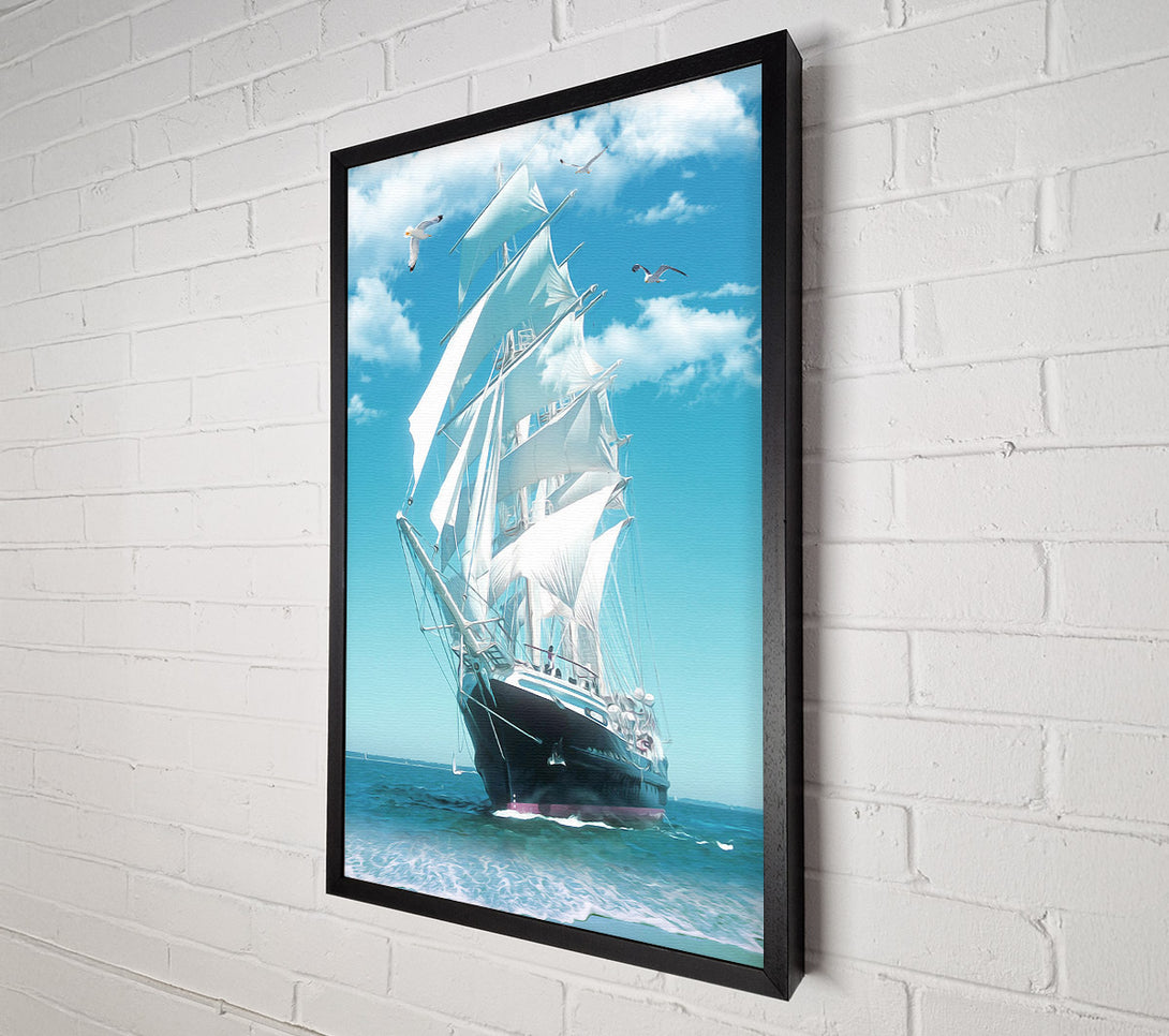  A Canvas Print of Massive Ship Canvas Art