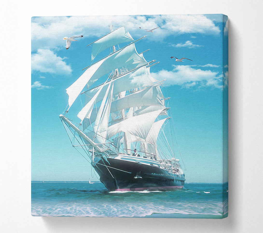  A Canvas Print of Massive Ship Canvas Art