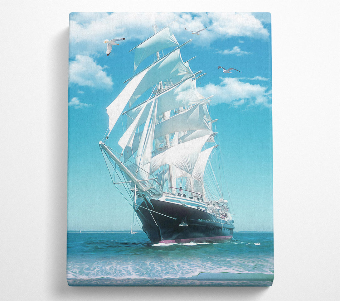  A Canvas Print of Massive Ship Canvas Art