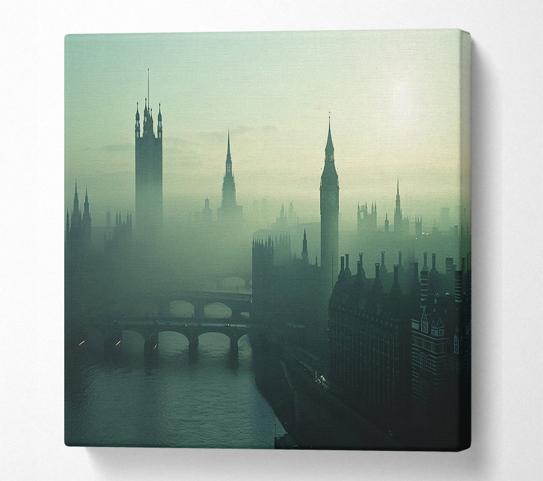  A Canvas Print of Misty London Canvas Print