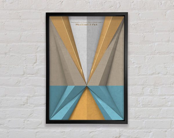 Modemist Art Abstract Framed Print