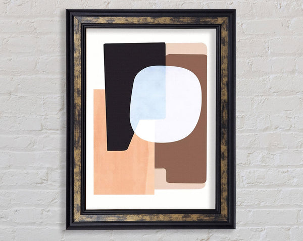 Modern Boho Abstract Framed Print