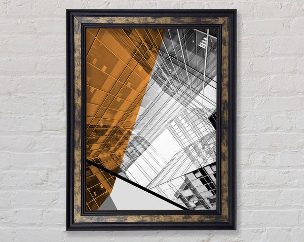 Modern City View Framed Print