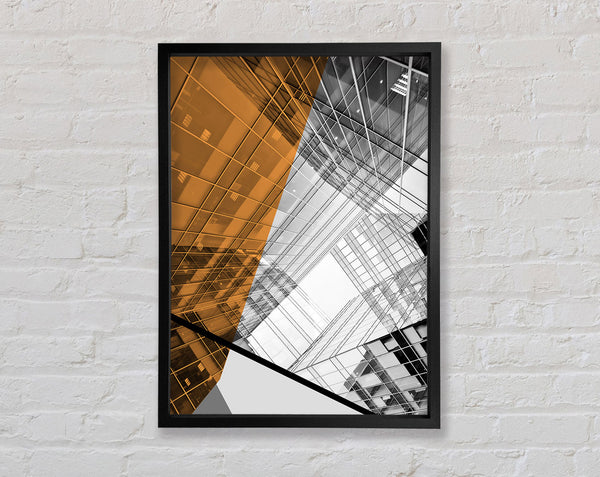 Modern City View Framed Print