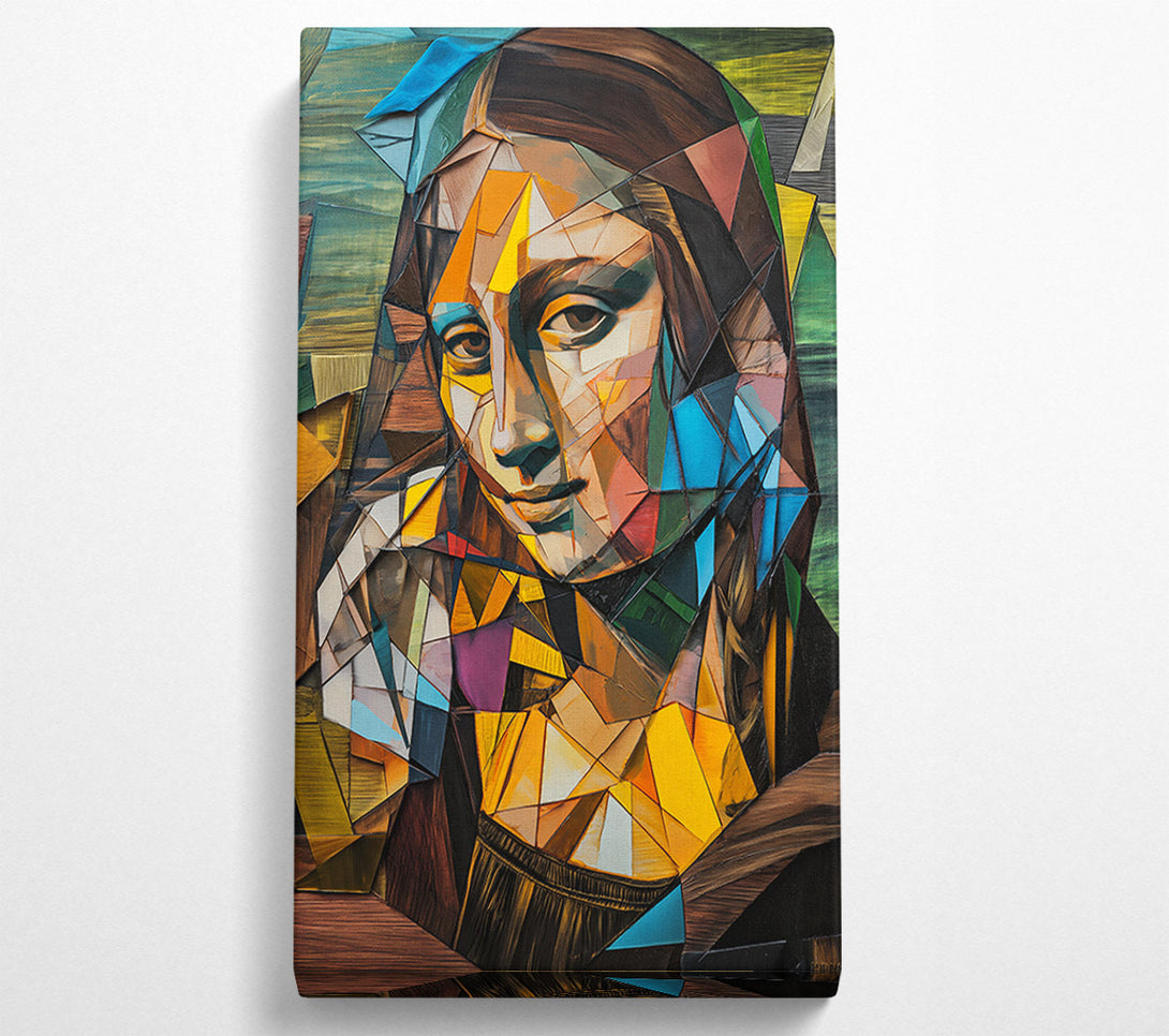  A Canvas Print of Mona Lisa Cubism Canvas Art