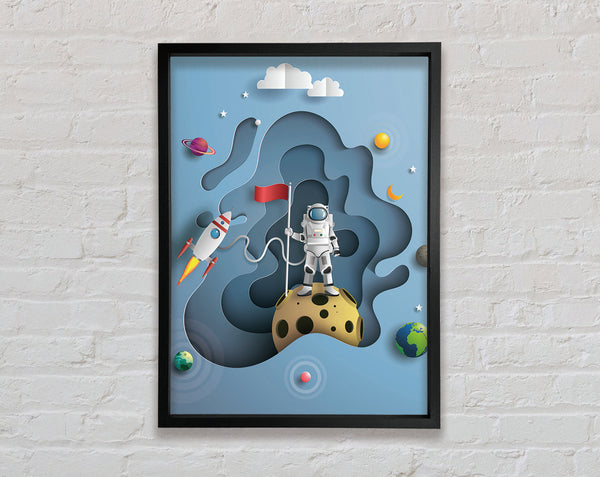 Moon Landing Framed Print