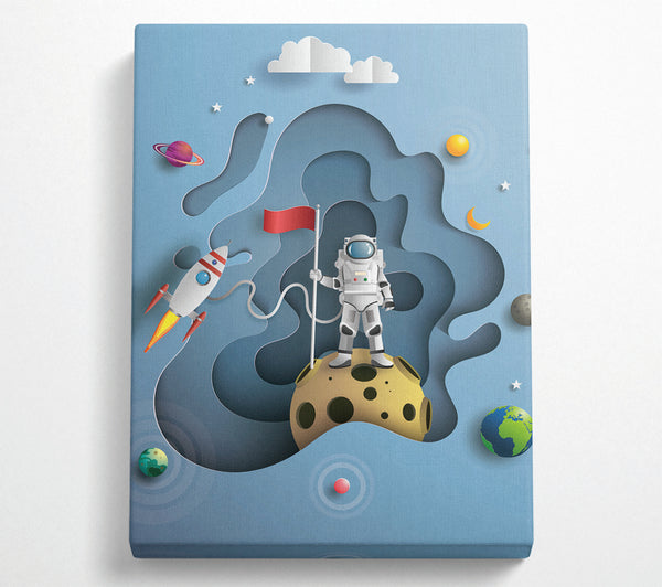  A Canvas Print of Moon Landing Canvas Print