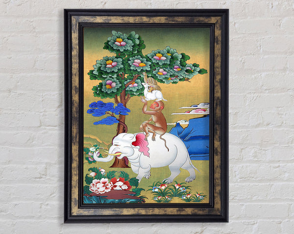 Mother Nature Walks Framed Print