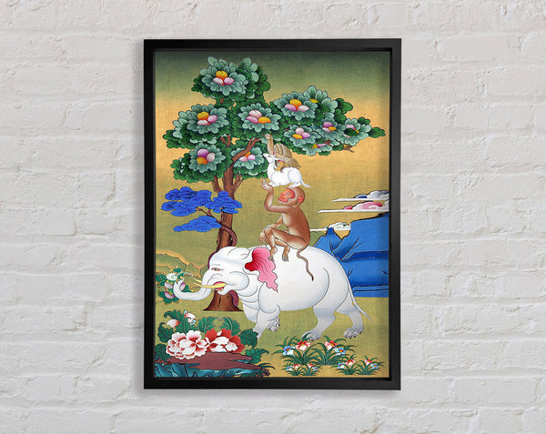 Mother Nature Walks Framed Print